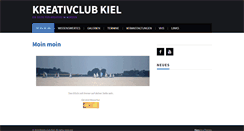 Desktop Screenshot of kreativclub-kiel.de